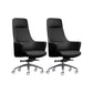 Faux Leather Managers Chair Arms Included Executive Chair for Office Black 2 Piece Set Clearhalo 'furn' 'furn_office_chair' 'Furniture' 'Office Chairs' 'Office Furniture' 'office_chair' 6028430