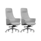 Faux Leather Managers Chair Arms Included Executive Chair for Office Grey 2 Piece Set Clearhalo 'furn' 'furn_office_chair' 'Furniture' 'Office Chairs' 'Office Furniture' 'office_chair' 6028440