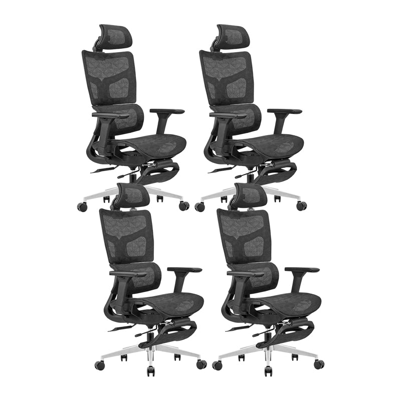 Eigentijdse ergonomische bureaustoel Bureaustoel met kantelmechanisme en hoge rugleuning