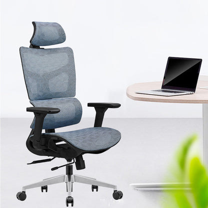 Eigentijdse ergonomische bureaustoel Bureaustoel met kantelmechanisme en hoge rugleuning