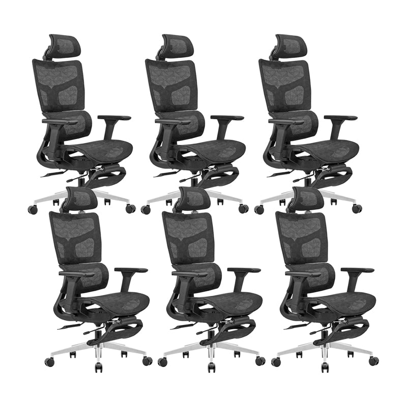 Eigentijdse ergonomische bureaustoel Bureaustoel met kantelmechanisme en hoge rugleuning