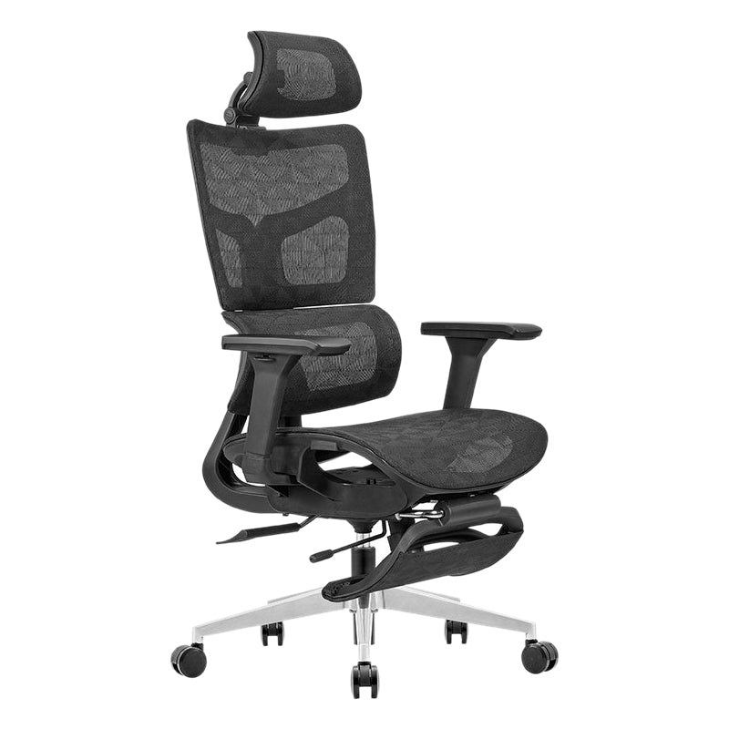 Eigentijdse ergonomische bureaustoel Bureaustoel met kantelmechanisme en hoge rugleuning
