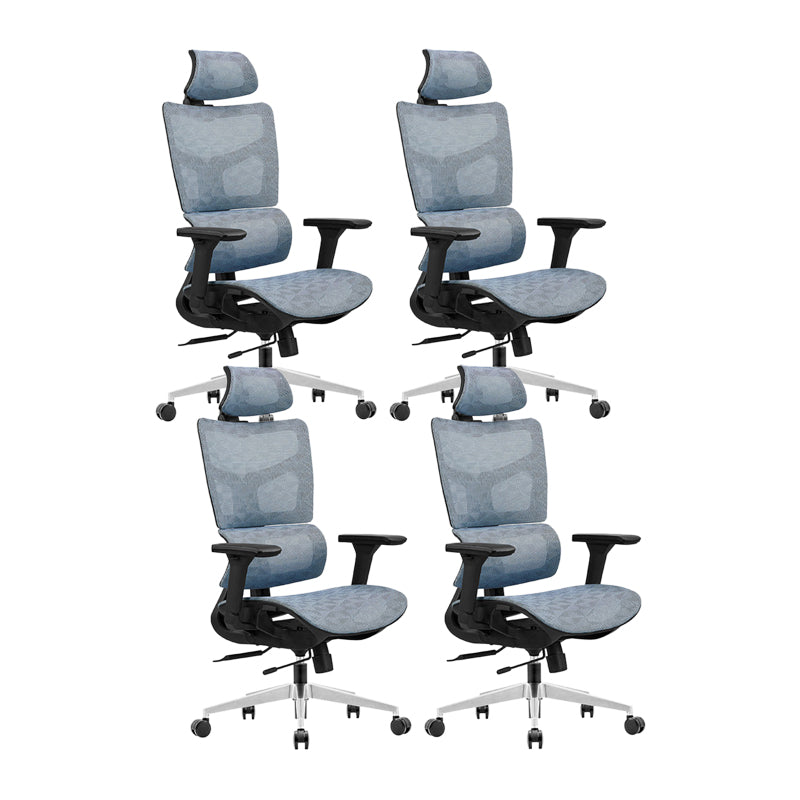 Eigentijdse ergonomische bureaustoel Bureaustoel met kantelmechanisme en hoge rugleuning