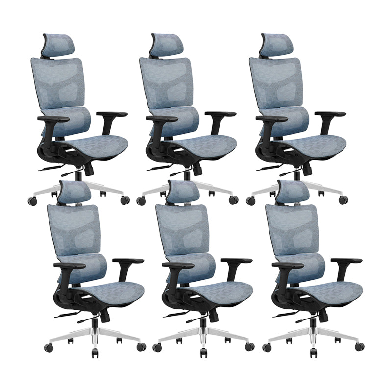 Eigentijdse ergonomische bureaustoel Bureaustoel met kantelmechanisme en hoge rugleuning