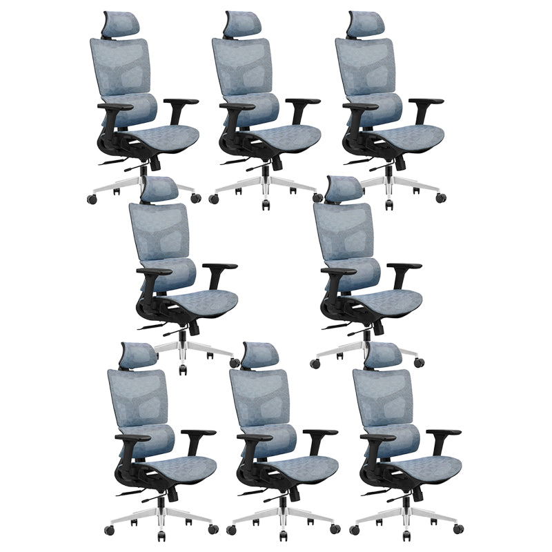Eigentijdse ergonomische bureaustoel Bureaustoel met kantelmechanisme en hoge rugleuning