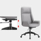 Contemporary Chair Adjustable Seat Height Pillow Included Gray Office Chair Clearhalo 'furn' 'furn_office_chair' 'Furniture' 'Office Chairs' 'Office Furniture' 'office_chair' 6028480