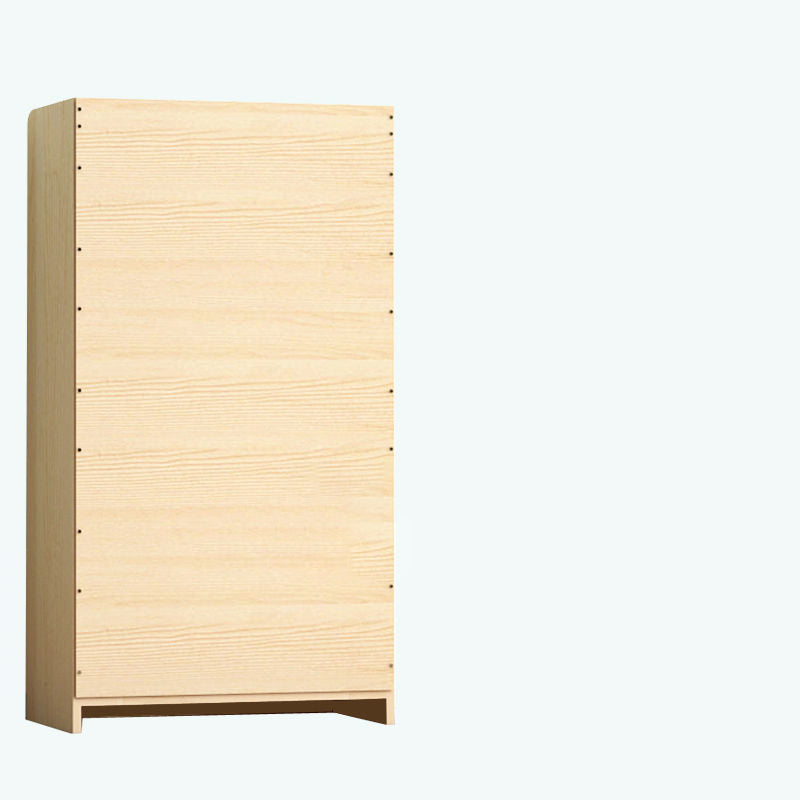 Contemporary Wooden Vertical Book Shelf Closed Back Brown Shelf Bookcase for Study Room Clearhalo 'Bookcases' 'furn' 'furn_bookcases' 'Furniture' 'Office Furniture' 6028620