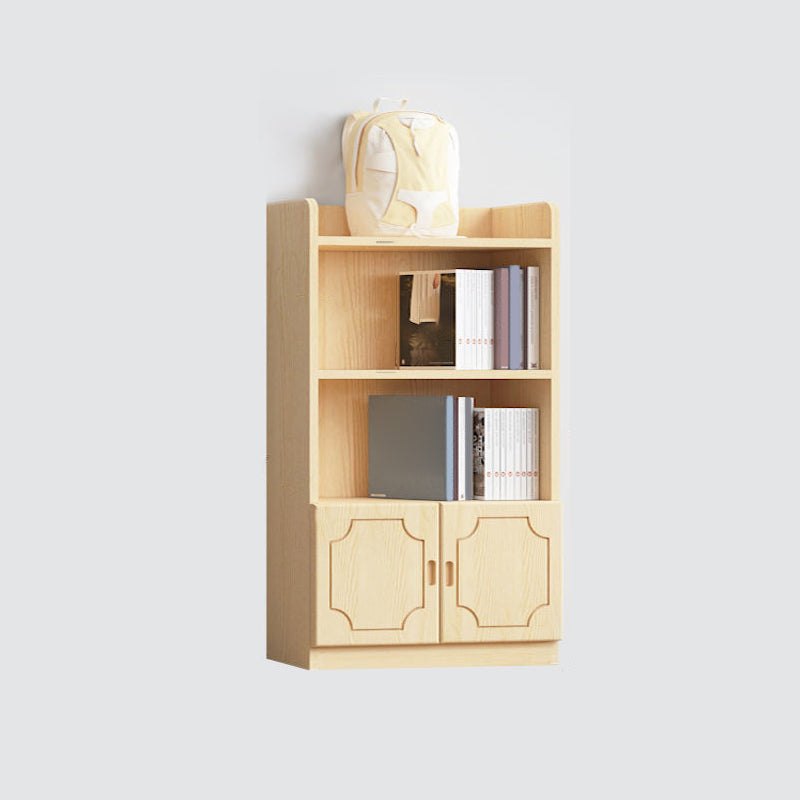 Contemporary Wooden Vertical Book Shelf Closed Back Brown Shelf Bookcase for Study Room 31.5"L x 9.4"W x 44.5"H 2 Clearhalo 'Bookcases' 'furn' 'furn_bookcases' 'Furniture' 'Office Furniture' 6028627