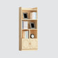 Contemporary Wooden Vertical Book Shelf Closed Back Brown Shelf Bookcase for Study Room 23.6"L x 9.4"W x 57.1"H 2 Clearhalo 'Bookcases' 'furn' 'furn_bookcases' 'Furniture' 'Office Furniture' 6028631