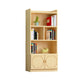 Contemporary Wooden Vertical Book Shelf Closed Back Brown Shelf Bookcase for Study Room 23.6"L x 11.8"W x 57.1"H 2 Clearhalo 'Bookcases' 'furn' 'furn_bookcases' 'Furniture' 'Office Furniture' 6028637