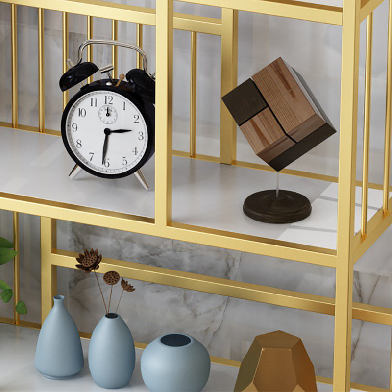 Etagere boekenplank moderne metel boekenplank voor woonkamer 70,9 "h x 11.8" w