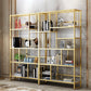 Etagere boekenplank moderne metel boekenplank voor woonkamer 70,9 "h x 11.8" w