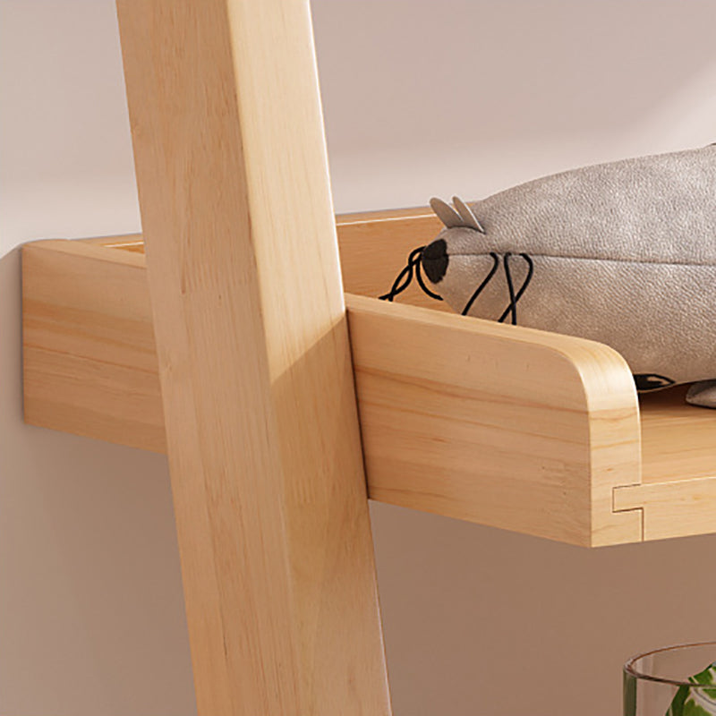 Leiter modernes Bücherregal Holz vertikales Bücherregal für Wohnzimmer