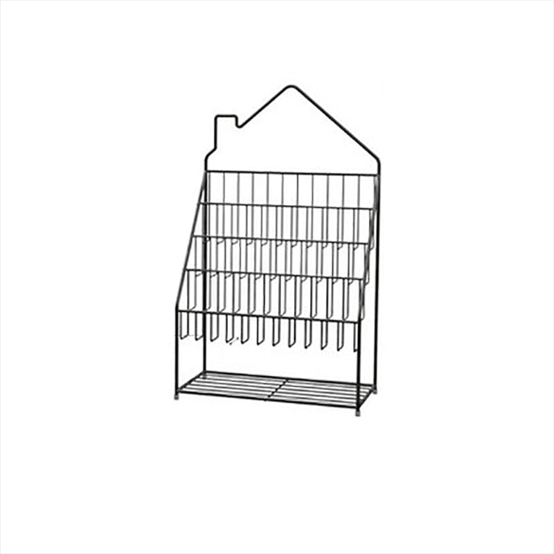 Modern Metal Bookshelf Etagere Open Shelf Bookcase in Black/White/Blue/Green/Pink