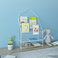 Modern Metal Bookshelf Etagere Open Shelf Bookcase in Black/White/Blue/Green/Pink