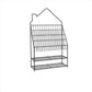 Modern Metal Bookshelf Etagere Open Shelf Bookcase in Black/White/Blue/Green/Pink