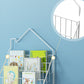 Modern Metal Bookshelf Etagere Open Shelf Bookcase in Black/White/Blue/Green/Pink