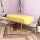 15" W Glam Seating Bench Upholstered Cushioned Entryway Bench Yellow Clearhalo 'Benches' 'Chairs & Seating' 'furn' 'furn_benches' 'Furniture' 'Living Room Furniture' 6028897