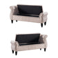 Upholstered Rectangle Entryway Bench Cushioned Seating Bench with Legs Clearhalo 'Benches' 'Chairs & Seating' 'furn' 'furn_benches' 'Furniture' 'Living Room Furniture' 6028942