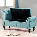 Upholstered Rectangle Entryway Bench Cushioned Seating Bench with Legs Clearhalo 'Benches' 'Chairs & Seating' 'furn' 'furn_benches' 'Furniture' 'Living Room Furniture' 6028949