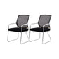 CorLiving Workspace Modern Office Chair Black Mid-Back Mesh Desk Chair 2 Piece Set White Clearhalo 'furn' 'furn_office_chair' 'Furniture' 'Office Chairs' 'Office Furniture' 'office_chair' 6031607