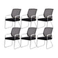 CorLiving Workspace Modern Office Chair Black Mid-Back Mesh Desk Chair 6 Piece Set White Clearhalo 'furn' 'furn_office_chair' 'Furniture' 'Office Chairs' 'Office Furniture' 'office_chair' 6031612