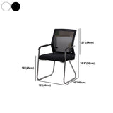 CorLiving Workspace Modern Office Chair Black Mid-Back Mesh Desk Chair Clearhalo 'furn' 'furn_office_chair' 'Furniture' 'Office Chairs' 'Office Furniture' 'office_chair' 6031619