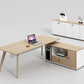Contemporary Wooden Drawer Office Desk Natural Rectangular Office Desk Clearhalo 'furn' 'furn_office_desk' 'Furniture' 'Office Desks' 'Office Furniture' 'office_desk' 6031624