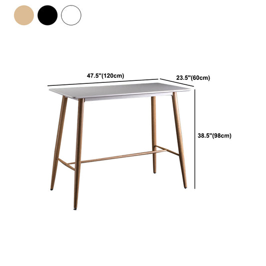 Bar Height Pub Table Industrial Bar Table for Living Room Use