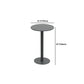 Rectangle/Round Bar Height Table Fixed Bistro Bar Table for Outdoor