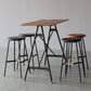 Industrial Pub Table Bar Height Bar Table for Living Room Use Clearhalo 'Bar Furniture' 'Bar Tables' 'bar_tables' 'furn' 'furn_bar_tables' 'Furniture' 'Kitchen & Dining Furniture' 6031734