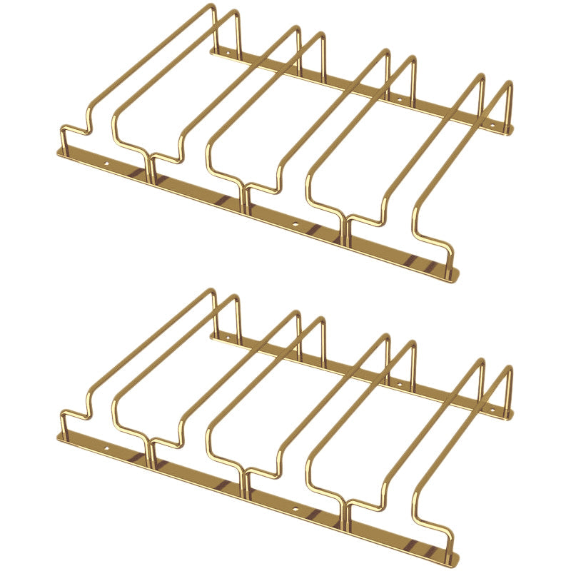 キッチン用のモダンハンギングワイングラスラックメタルガラス＆ステムウェアホルダー