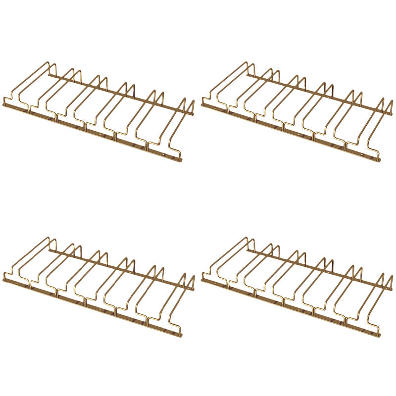 キッチン用のモダンハンギングワイングラスラックメタルガラス＆ステムウェアホルダー