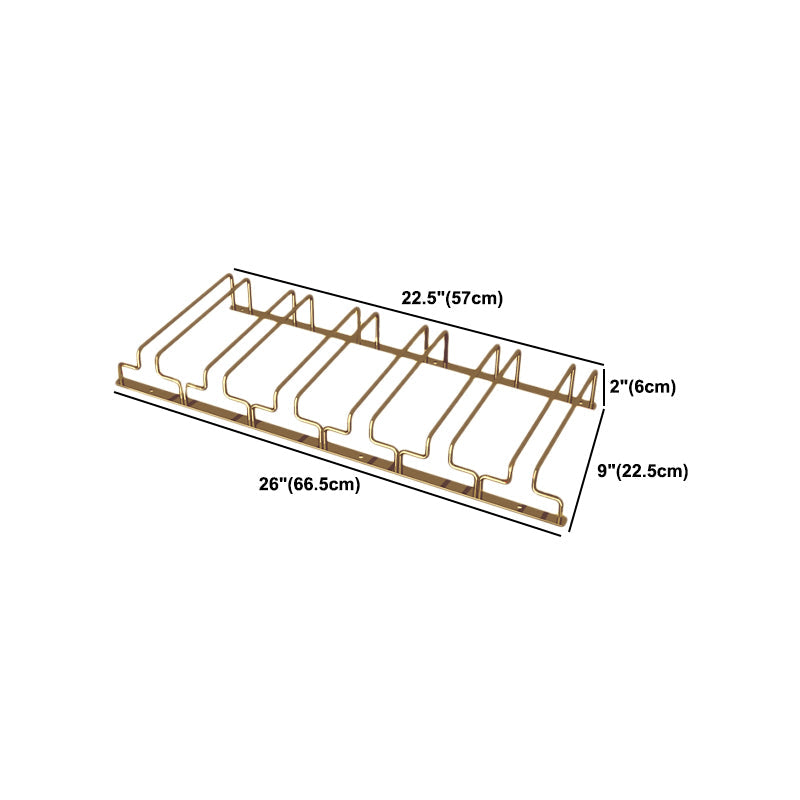 Moderne hangende wijnglasrek metalen glas en stengel houder voor keuken