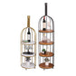 Luxury Metal Wine Holder Rack Round Floor Wine Racks with Shelf Clearhalo 'furn' 'furn_wine_racks' 'Furniture' 'Kitchen & Dining Furniture' 'Wine Racks' 'wine_racks' 6032337