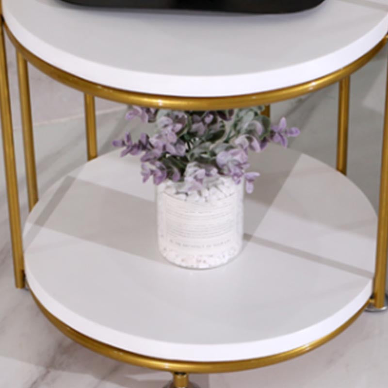 Luxury Metal Wine Holder Rack Round Floor Wine Racks with Shelf Clearhalo 'furn' 'furn_wine_racks' 'Furniture' 'Kitchen & Dining Furniture' 'Wine Racks' 'wine_racks' 6032341