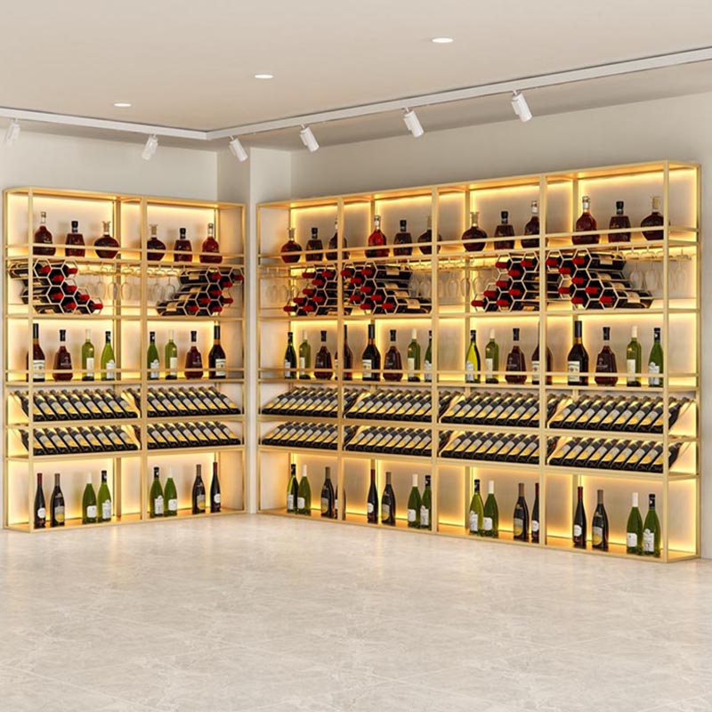 Étagère à vin moderne.