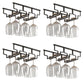 Contemporary Metal Glass & Stemware Holder Hanging Wine Glass Rack