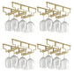 Contemporary Metal Glass & Stemware Holder Hanging Wine Glass Rack