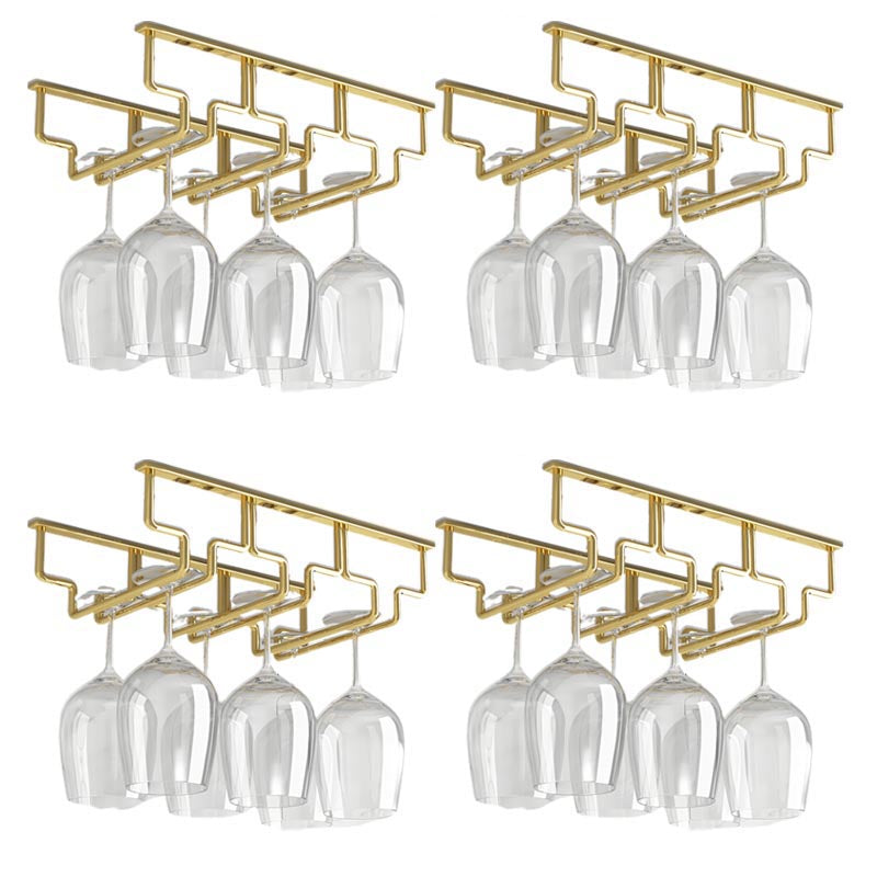 Contemporary Metal Glass & Stemware Holder Hanging Wine Glass Rack