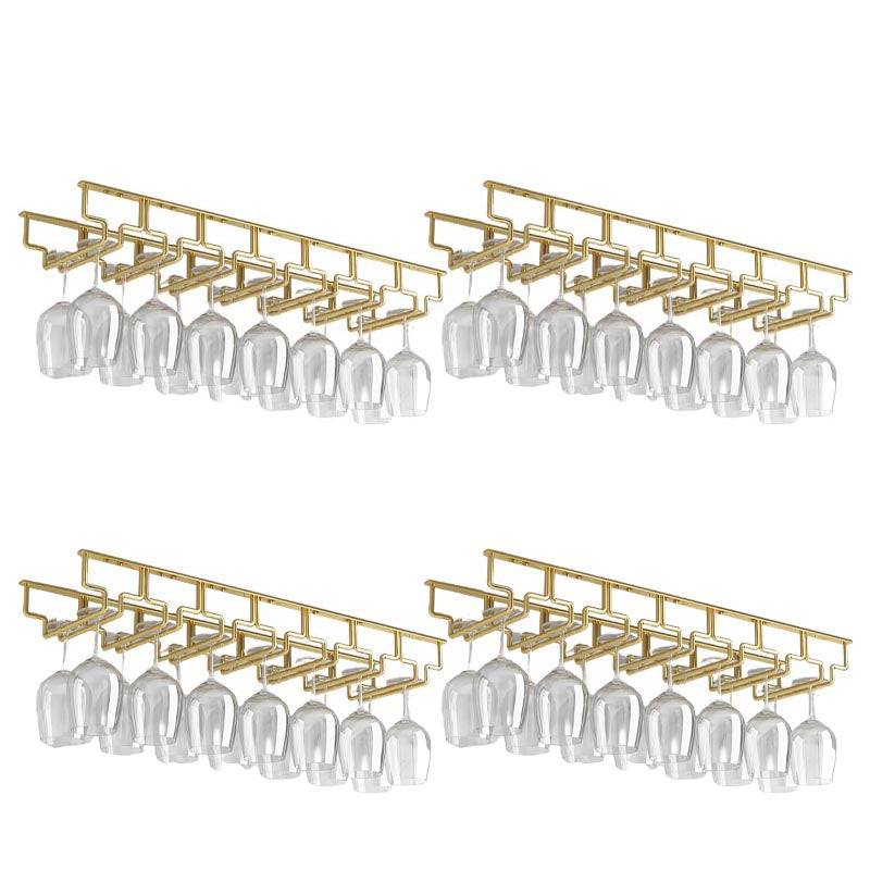 コンテンポラリーメタルガラス＆ステムウェアホルダーハンギングワイングラスラック