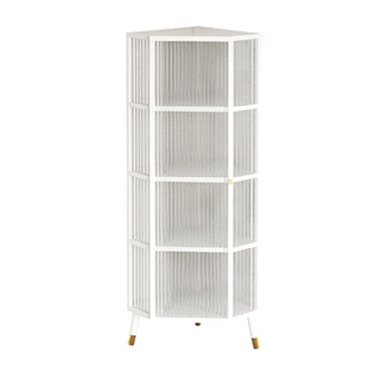 Rack de bouteille à vin de sol en métal.