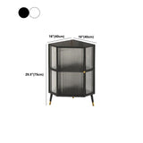 Rack de bouteille à vin de sol en métal.