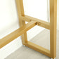 Juego de mesa de Pub rectangular moderna de 1/4 piezas, mesa de mostrador de madera con taburetes altos