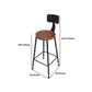 1/2/4/5 Pieces Industrial Rectangle Pub Table Set Wooden Counter Table with High Stools Clearhalo 'Bar Furniture' 'furn' 'furn_home_bar_bar_sets' 'Furniture' 'Home Bars & Bar Sets' 'home_bar_bar_sets' 'Kitchen & Dining Furniture' 6032832