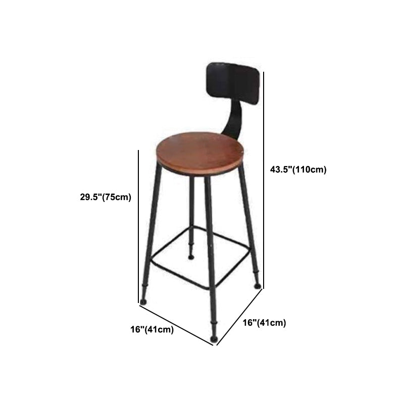 1/2/4/5 Pieces Industrial Rectangle Pub Table Set Wooden Counter Table with High Stools Clearhalo 'Bar Furniture' 'furn' 'furn_home_bar_bar_sets' 'Furniture' 'Home Bars & Bar Sets' 'home_bar_bar_sets' 'Kitchen & Dining Furniture' 6032832
