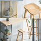 Glam 1/3 Pieces Bar Table Set Rectangle Wood Counter Table with Stools for Dining Room