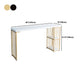 Glam 1/3 Pieces Bar Table Set Rectangle Wood Counter Table with Stools for Dining Room