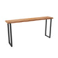 Juego de mesa de pub rectangular moderno de 1/2/3 piezas Juego de mesa de bistró de madera maciza