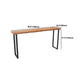 Juego de mesa de pub rectangular moderno de 1/2/3 piezas Juego de mesa de bistró de madera maciza